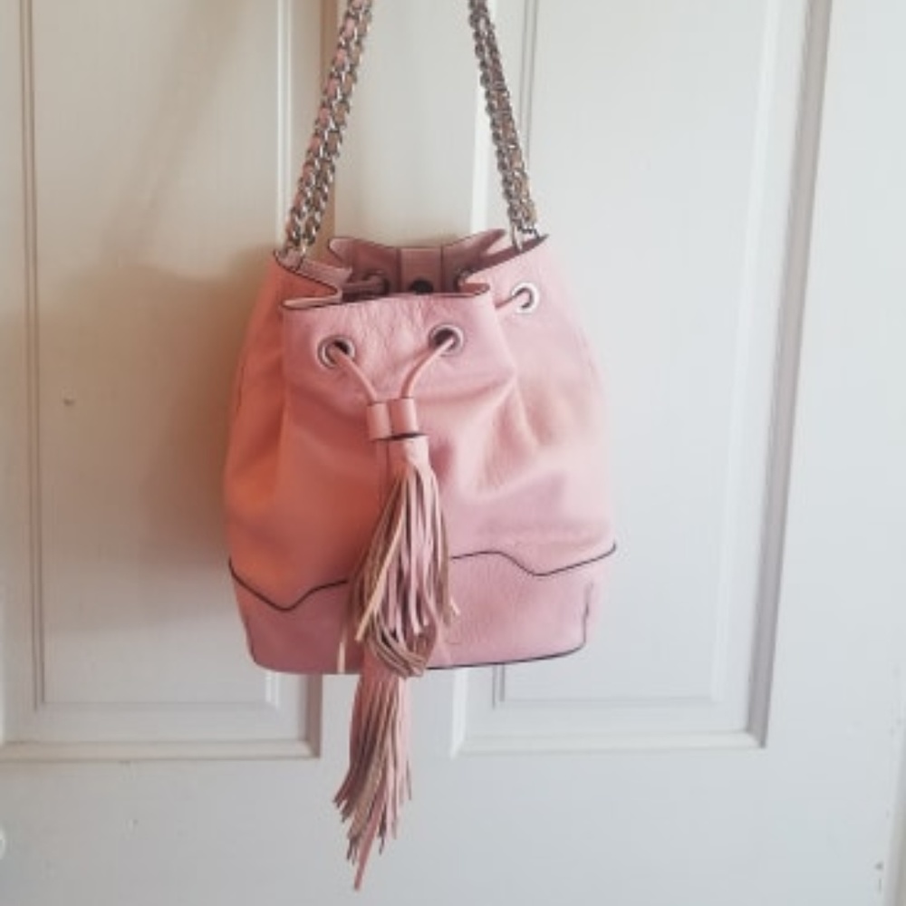 Rebecca Minkoff Lexi Drawstring Chain Bucket Bag